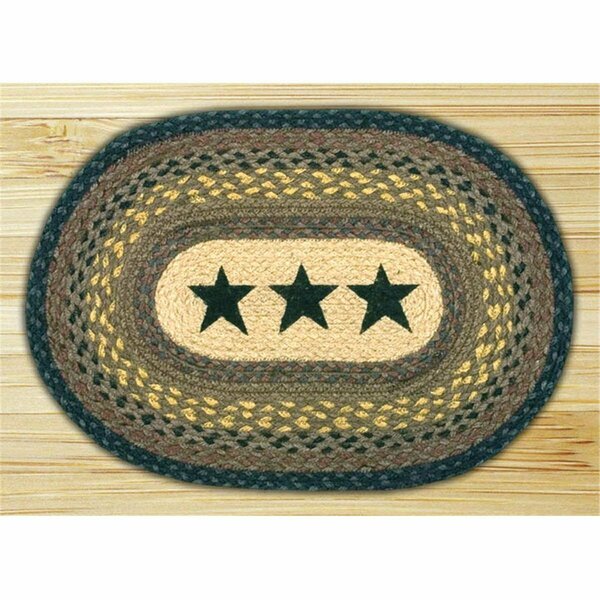 Capitol Earth Rugs Stars Oval Placemat 48-099S